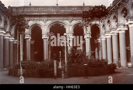 Thirumalai Nayak Palace, Madurai, Tamil Nadu, Indien Stockfoto