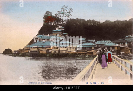 Enoshima, Japan, Sagami Bay, Präfektur Kanagawa, Japan Stockfoto