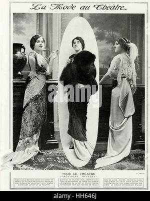 Mode im Drohnen 1912 Stockfoto