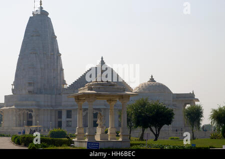 Architektonischen Aufbau des Tempels Birla Mandir nach Jaipur Indien, Architektur, einem Ort von Interesse, Geschichte, Artstica, Tempel Stockfoto