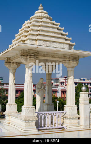 Architektonischen Aufbau des Tempels Birla Mandir Jaipur Indien, Architektur, einem Ort von Interesse, Geschichte, Artstica, Tempel, Stockfoto