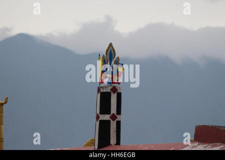 Bilder von Nepal, Affentempel Stockfoto