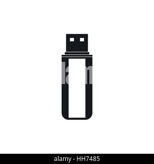 USB-Flash-Laufwerk-Symbol, einfachen Stil Stock Vektor