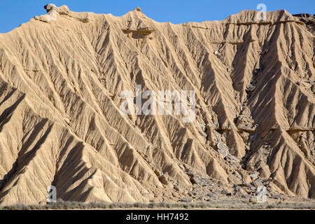 Hügel in Bardenas Reales Park; Navarra; Spanien Stockfoto