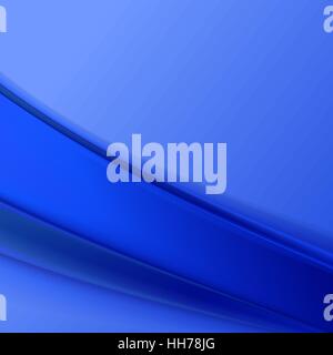 Blaue Welle abstrakt. Vektor-Illustration. Stock Vektor