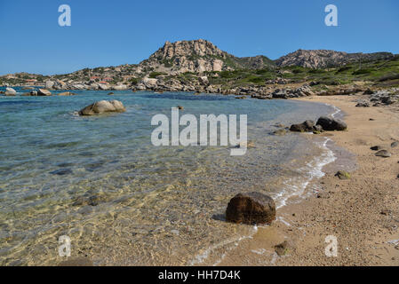 Bucht Cala Francese, Insel La Maddalena, Provinz Sassari, Gallura, Sardinien, Italien Stockfoto