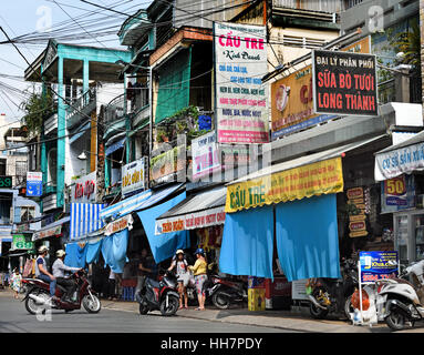 Kann Tho ist die größte Stadt im Mekong-Delta Vietnam (Sozialistische Republik Vietnam) berühmt für seine schwimmenden Märkte. Stockfoto