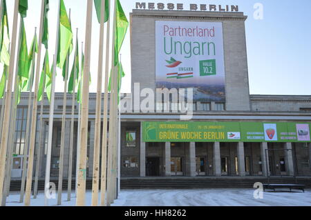 Berlin, Deutschland. 17. Januar 2017. Berlin internationale Grüne Woche 2017 findet vom 20. bis 29. Januar Credit: Markku Rainer Peltonen/Alamy Live News Stockfoto