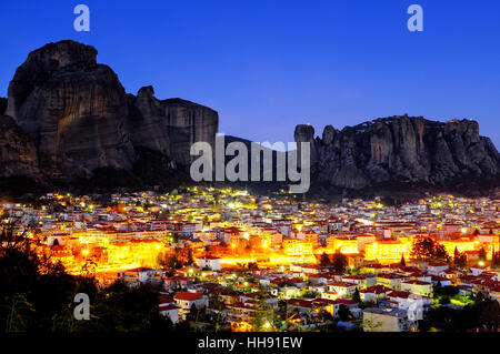 KALABAKA und Meteora, Griechenland Stockfoto