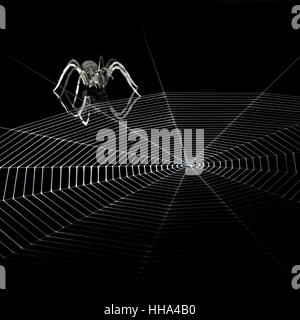 Tier, Spielzeug, Spinne, Halloween, Dekoration, dunkel, Gefahr, Kunst, Kunstwerk, Stockfoto