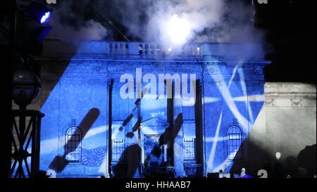 Hull City Kultur 2017, lightshow Stockfoto