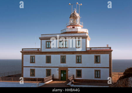 Leuchtturm von Kap Finisterre, La Coruña Provinz, Region Galicien, Spanien, Europa Stockfoto