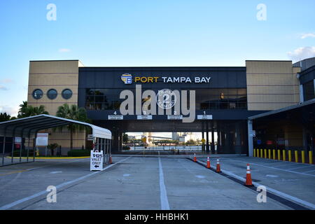 Tampa, Florida - USA - 07 Januar 2016:Port Tampa Bay Stockfoto