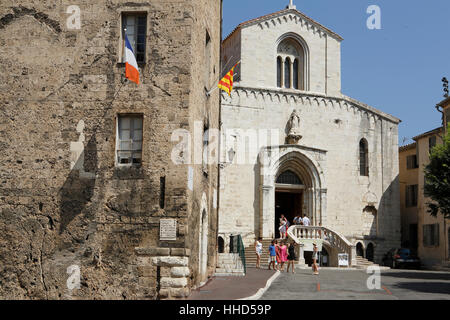 Cathédrale Notre-Dame-du-Puy de Grasse, Grasse, Alpes Maritimes, Region Provence-Alpes-Côte d ' Azur, Frankreich Stockfoto