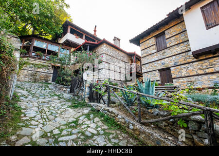 (Alt) PALAIOS Panteleimonas. Pieria, Griechenland Stockfoto