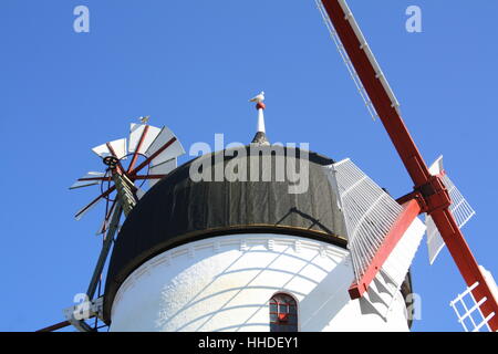 Windmühle. Dänemark Stockfoto