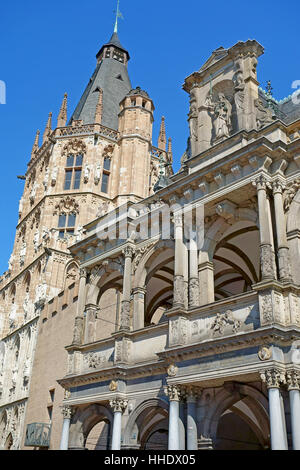 Historisches Rathaus Klön Stockfoto