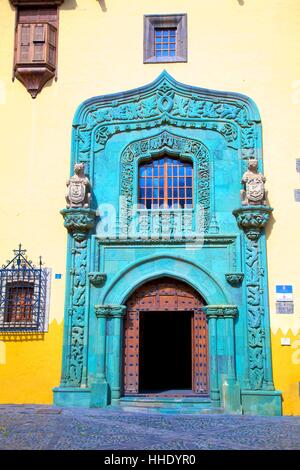 Casa de Colon, Altstadt Vegueta, Las Palmas de Gran Canaria, Gran Canaria, Kanarische Inseln, Spanien, Atlantik Stockfoto