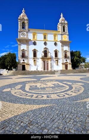 Igreja Carmo, Faro, Ost-Algarve, Algarve, Portugal Stockfoto