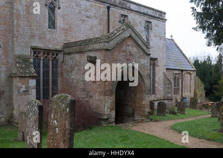 St. Marien Kirche, Swerford, Oxfordshire, England, Vereinigtes Königreich Stockfoto