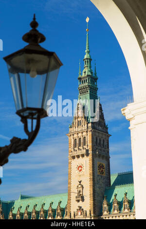 Rathaus (Town Hall), Hamburg, Deutschland Stockfoto