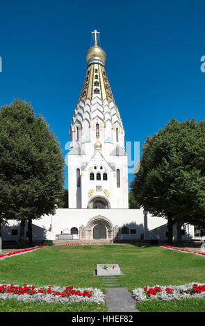 Russische Gedächtniskirche, Leipzig, Sachsen, Deutschland Stockfoto