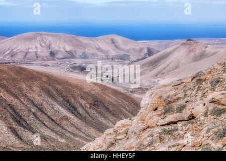 Parque Rural de Betancuria, Betancuria, Fuerteventura, Kanarische Inseln, Spanien Stockfoto