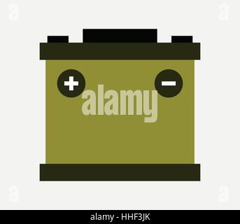 Auto-Batterie-Symbol Stock Vektor