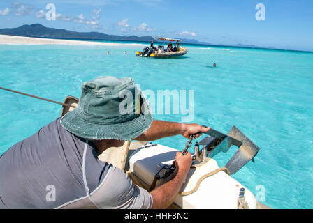 Virgin Island auf Mayotte, Frankreich Stockfoto