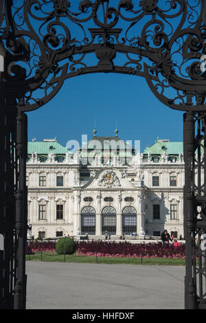 Schloss Belvedere Stockfoto