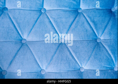 blaue Leder-Textur mit Nieten Stockfoto