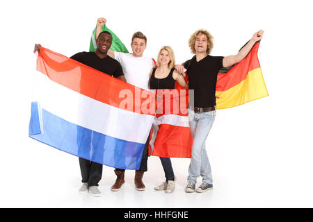 isoliert, optional, Kugel, Norwegen, Holland, Flagge, Portugal, Niederlande, Fahnen, Stockfoto