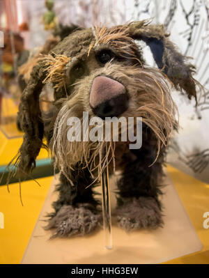 Atlanta, USA. 19. Januar 2017. Kettenrad von Fraggle Rock wird auf dem Display in der Jim Henson-Sammlung in der Mitte für Puppetry Künste angesehen. Bildnachweis: Brian Cahn/ZUMA Draht/Alamy Live-Nachrichten Stockfoto