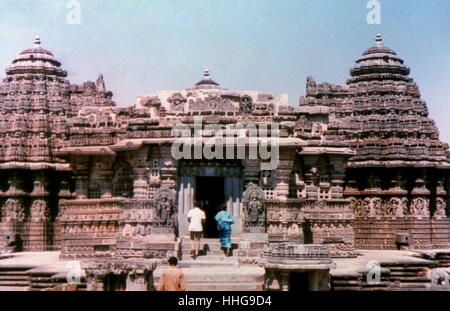 Tempel von Khajuraho (eine Gruppe von Hindu- und Jain-Tempel) in Madhya Pradesh, Indien 950-1050 n. Chr. Stockfoto