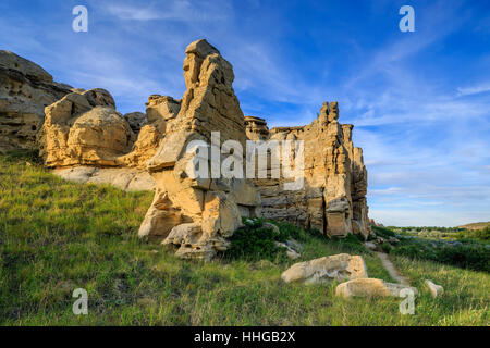 Schreiben-auf-Stein Provincial Park, Alberta, Kanada Stockfoto