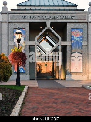 Arthur M. Sackler Galerie und Museum in Washington DC Stockfoto