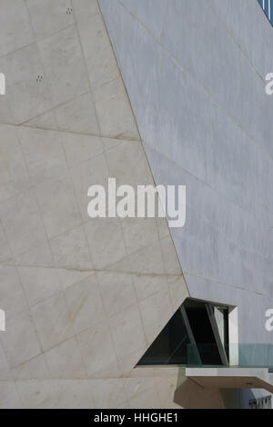 Fragment der modernen Konzerthalle Casa da Musica in Porto, Portugal Stockfoto