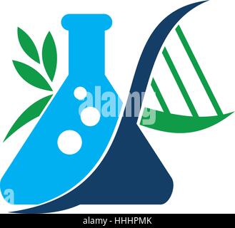Küvette DNA Stock Vektor