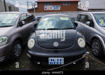 Occasion/Gebrauchtwagen Shop, Isehara City, Präfektur Kanagawa, Japan Stockfoto