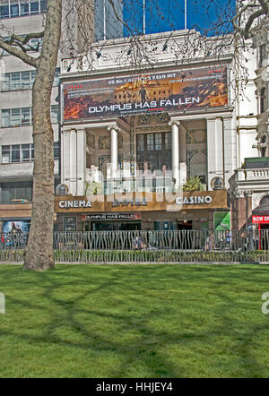 Leicester Square in London Reich Kino, Casino, Stockfoto