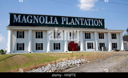 Magnolia Plantation ist eine Tankstelle in Tifton, Georgia Stockfoto