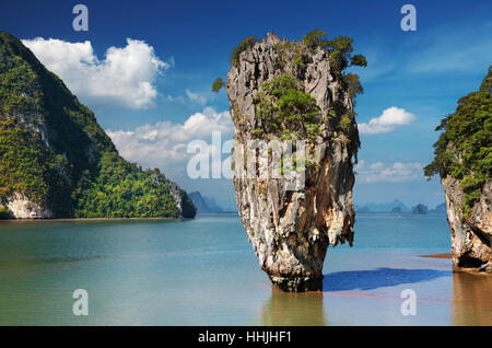 Phang Nga Bucht, James Bond Island, Thailand Stockfoto