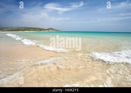 Strand, Meer, Strand, Meer, Sommer, sommerlich, Wasser, mediterran, Stockfoto