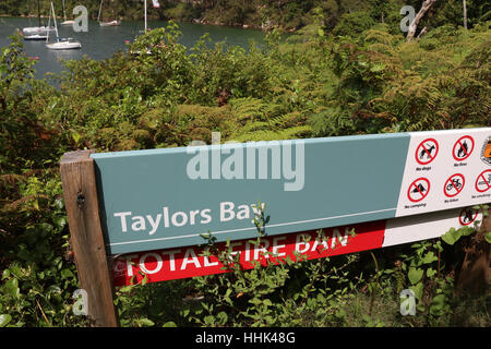 Taylors Bay, Mosman auf Sydneys Lower North Shore. Stockfoto