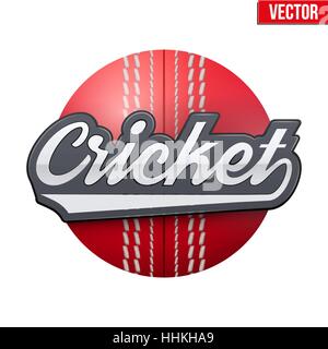 Cricket-Sport-Label Stock Vektor