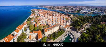 Stadt Zadar, Adria, Kroatien Stockfoto