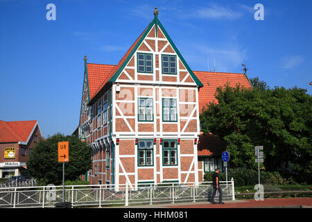 Rathaus in Jork, Altes Land, Niedersachsen, Deutschland, Europa Stockfoto