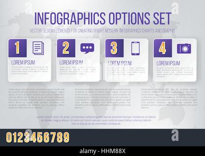 Infografiken Schriftsatz Stock Vektor