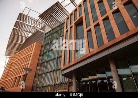 Das Exterieur des neuen Crick Instituts. Francis Crick Institut ist eine biomedizinische Forschungszentrum in London. Stockfoto