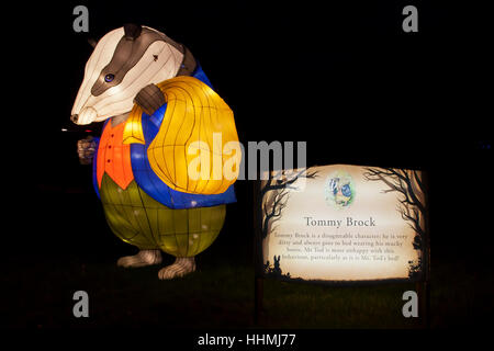 Longleat Festival von leichten Tommy Brock Stockfoto